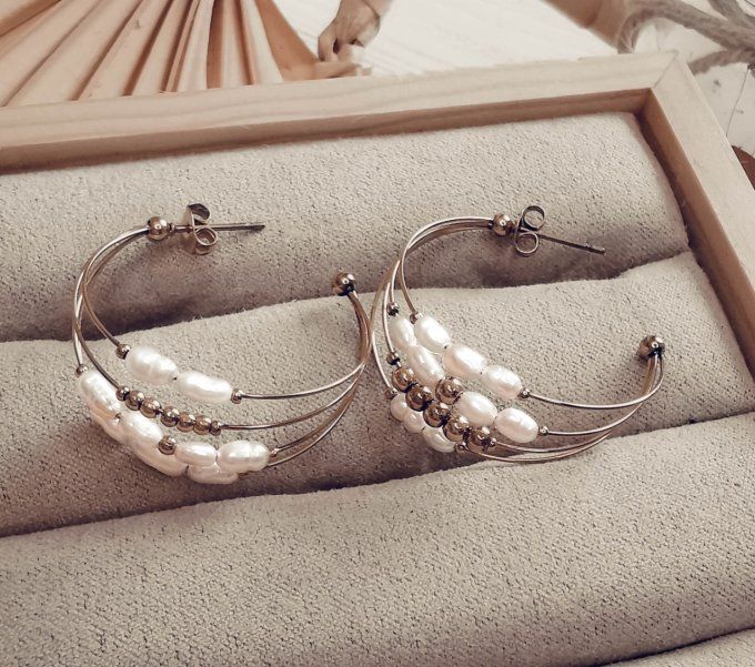 Boucles d'oreilles Lina Mother of Pearl
