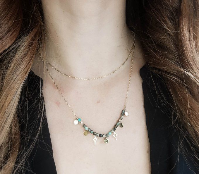 Collier Stella African Turquoise